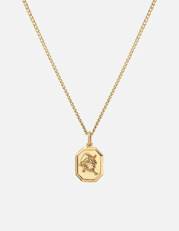 Leo Nyle Necklace, Gold Vermeil