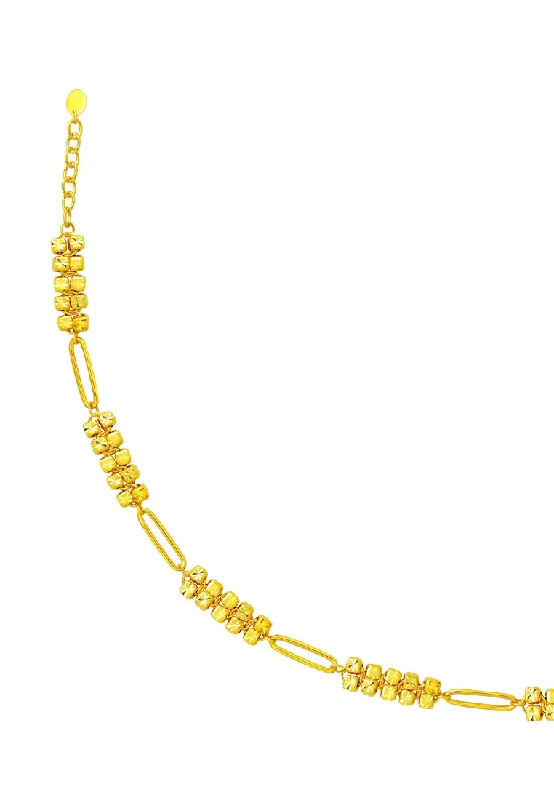 TOMEI Cubic Bracelet, Yellow Gold 916