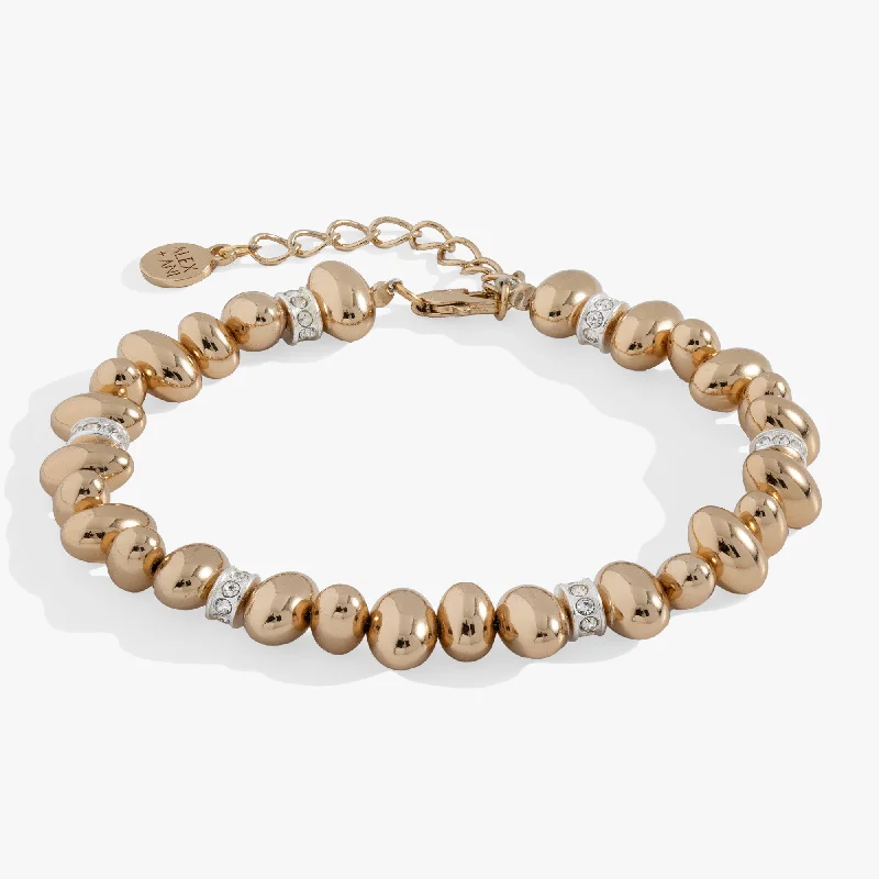 Pave Beaded Bracelet