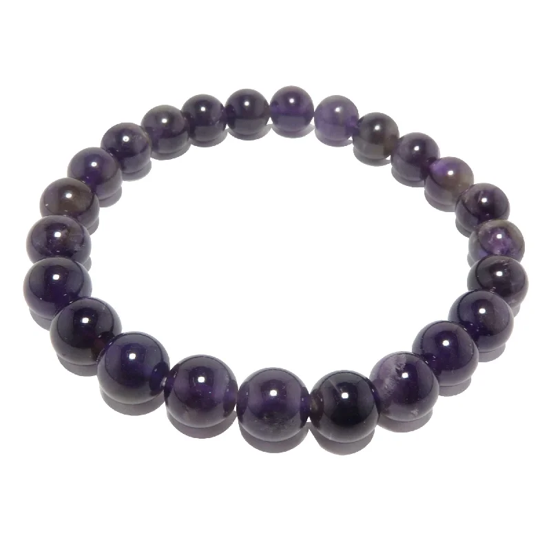 Amethyst Bracelet Deep Purple Divinity Beads