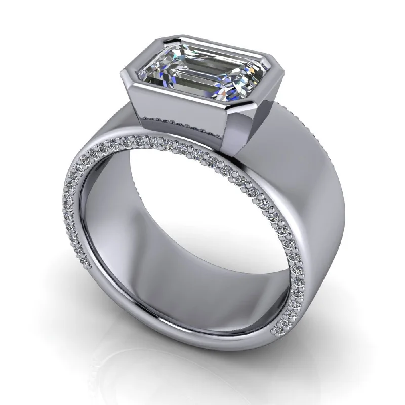 Allie No. 1 Moissanite Ring