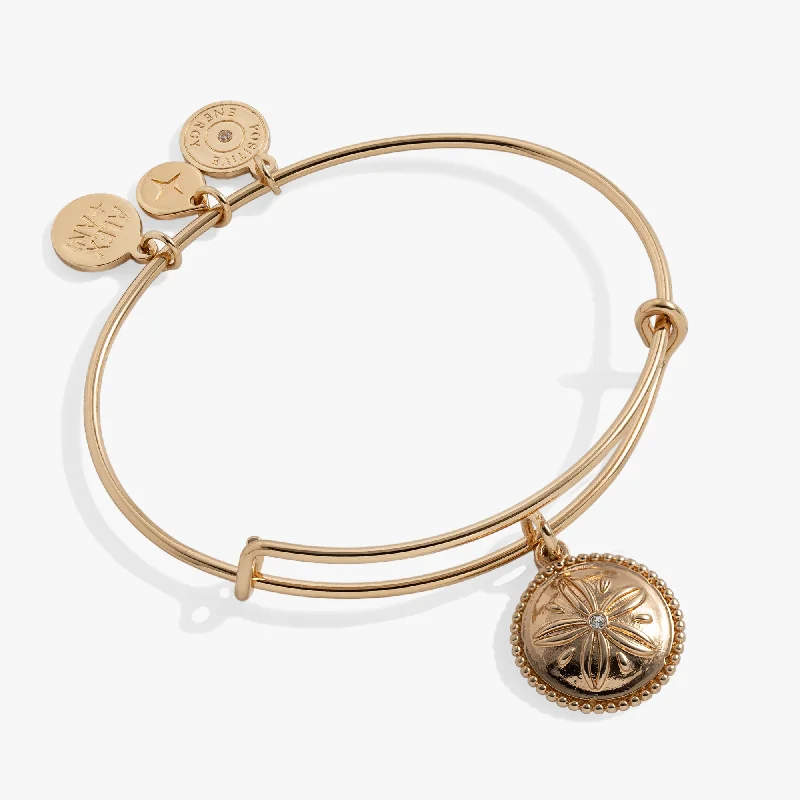 Sand Dollar Charm Bangle