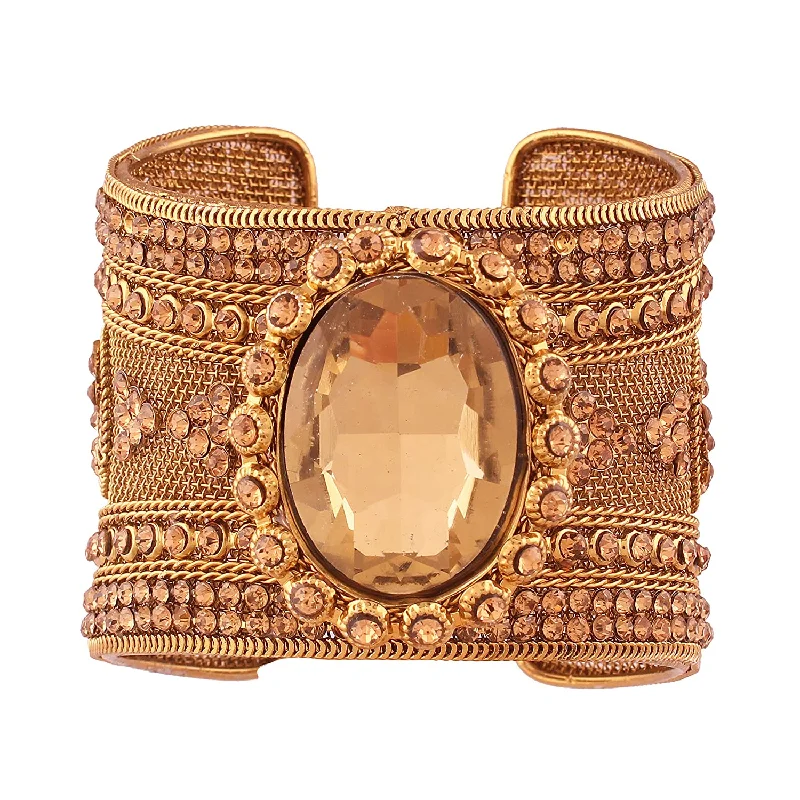 Etnico Gold-Plated Kada Bangle (Women) - ADB150