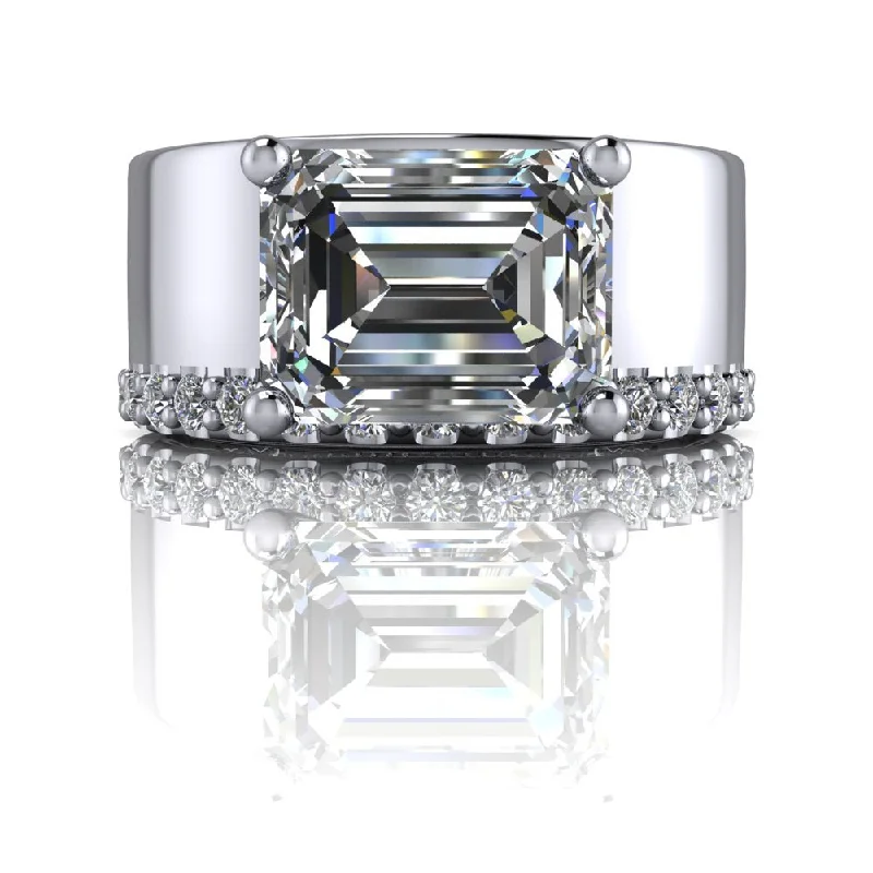 Alia No. 1 Moissanite Ring