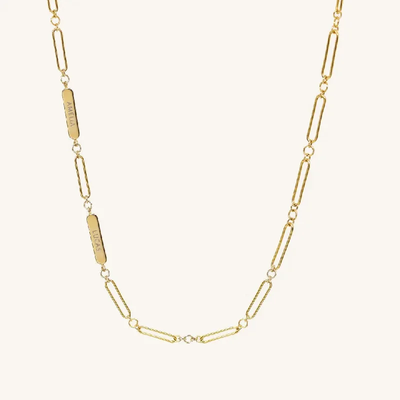 Etch Chain Necklace