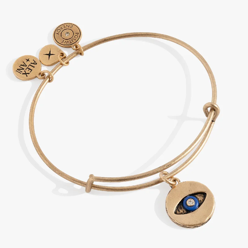 Untamed Evil Eye Charm Bangle