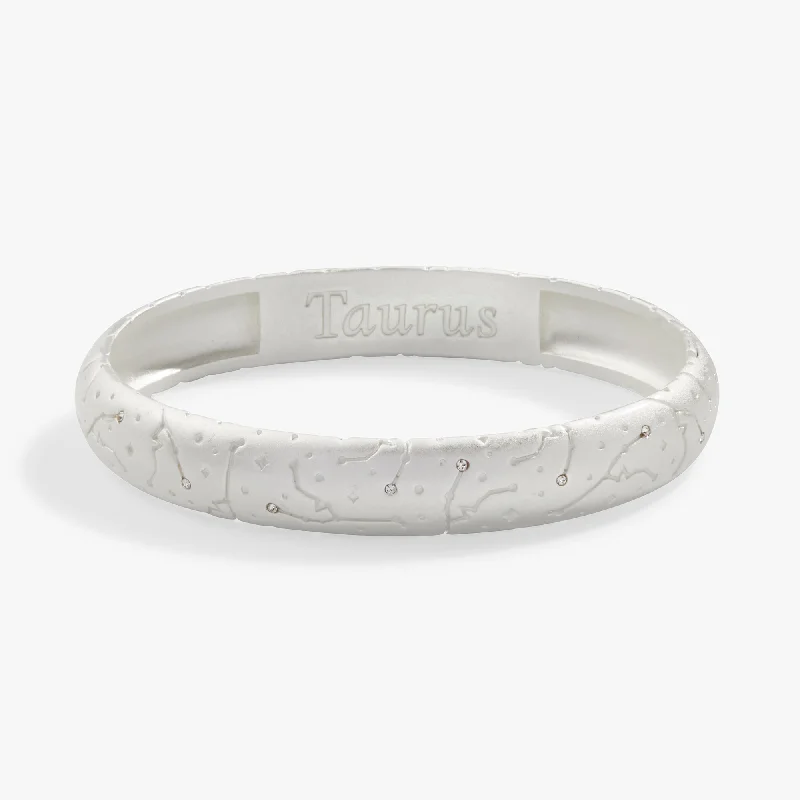 Taurus Zodiac Hinge Bangle