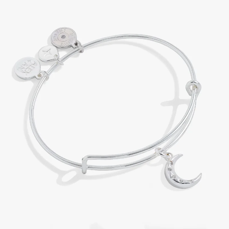 Moon Charm Bangle