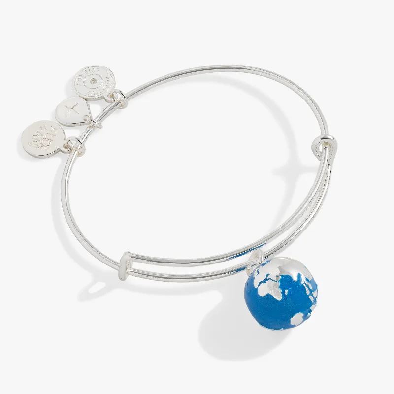 Globe Charm Bangle