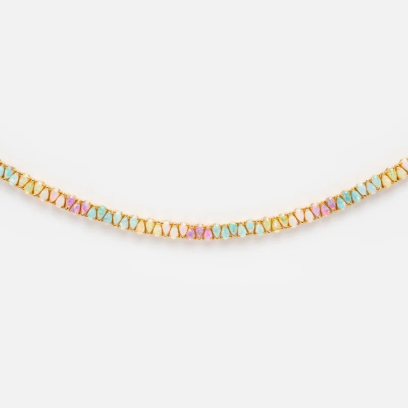 Opal Dancing Dreams Tennis Necklace