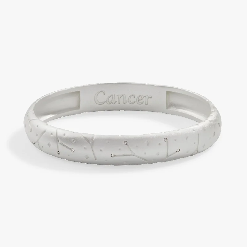 Cancer Zodiac Hinge Bangle