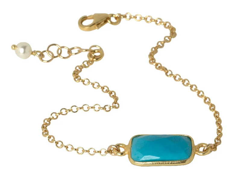 Turquoise Bar Bracelet