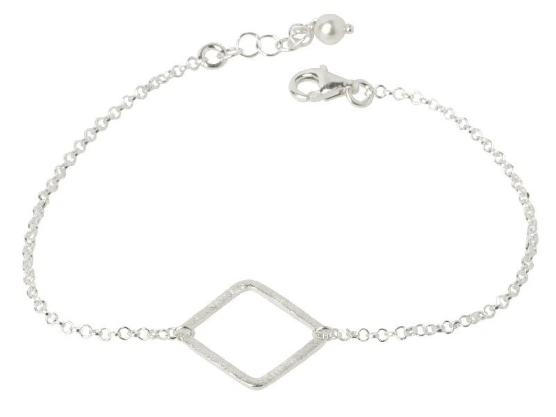 Silver Diamond Bracelet