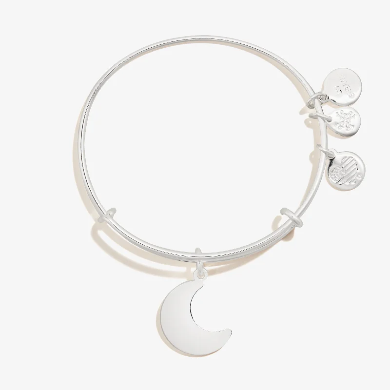 Moon Charm Bangle