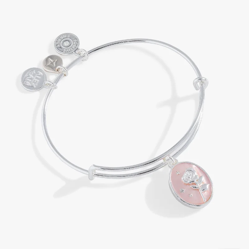 Rose Charm Bangle